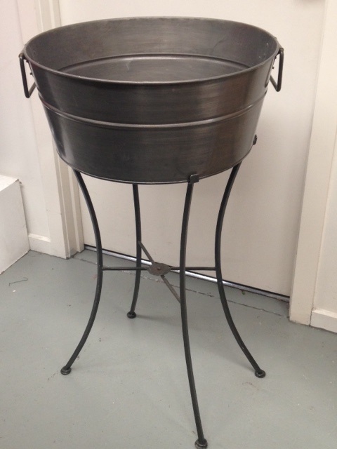 ICE BUCKET, Large Metal Tub (No Stand)